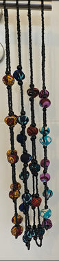 Colliers en pagne wax – Perles textiles artisanales