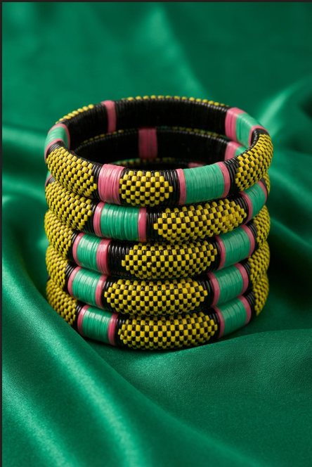 Ensemble de 5 bracelets en lanières tressées – Résilience & élégance ✨