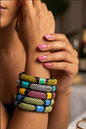 Ensemble de 5 bracelets en lanières tressées – Symbole de résilience ✨