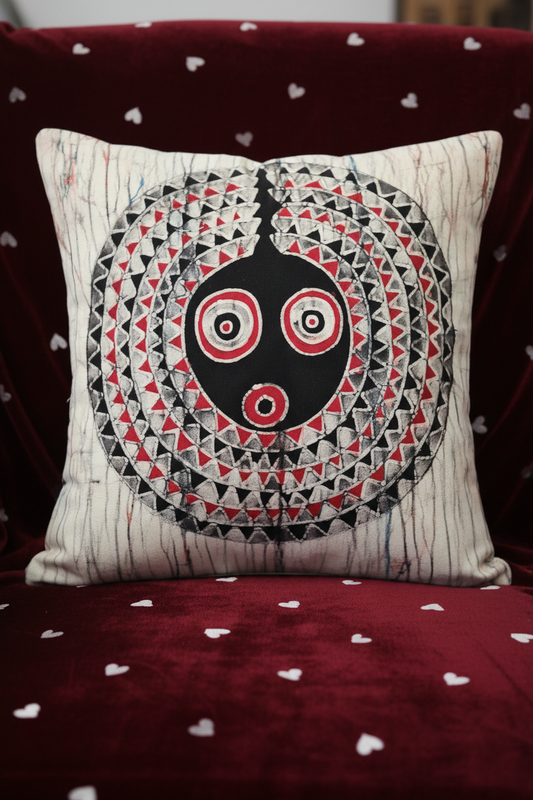 Housse en batik Masque Soleil – un cadeau qui rayonne d’amour 🌞
