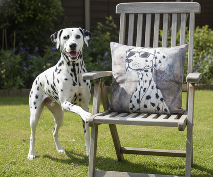 Batik Artisanal Gentleman Dalmatien - Housse Coton Fait Main