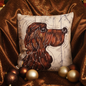 Batik Artisanal "Mon Chien Douceur Rousse" - Housse Fait Main rousse multi usages