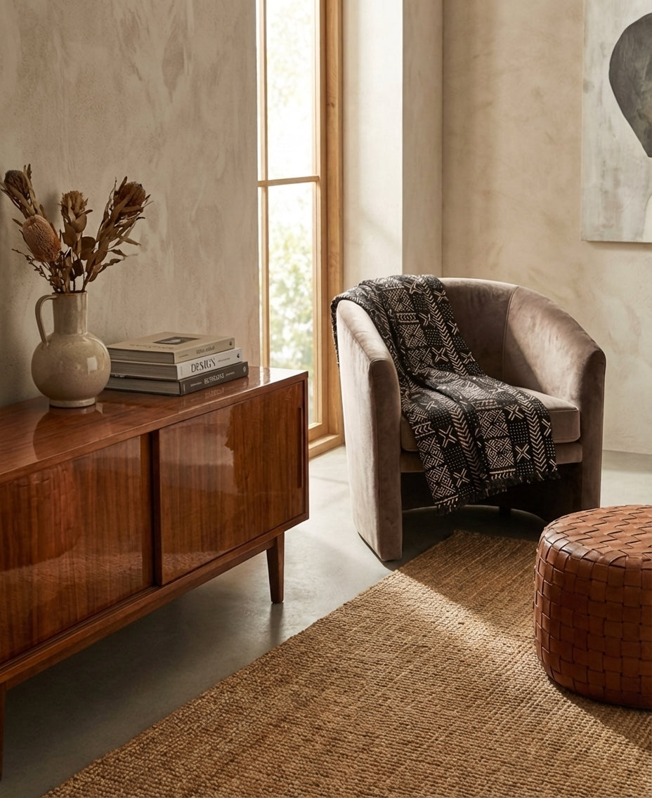 Etoffe bogolan du Mali – Pièce d’exception, art vivant