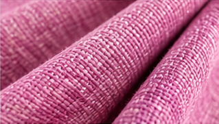 Détail du tissage rose Faso dan fani