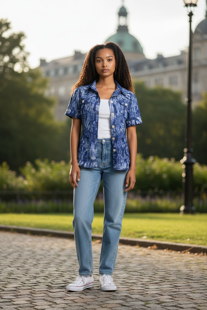 Saharienne bleue en Koko Donda