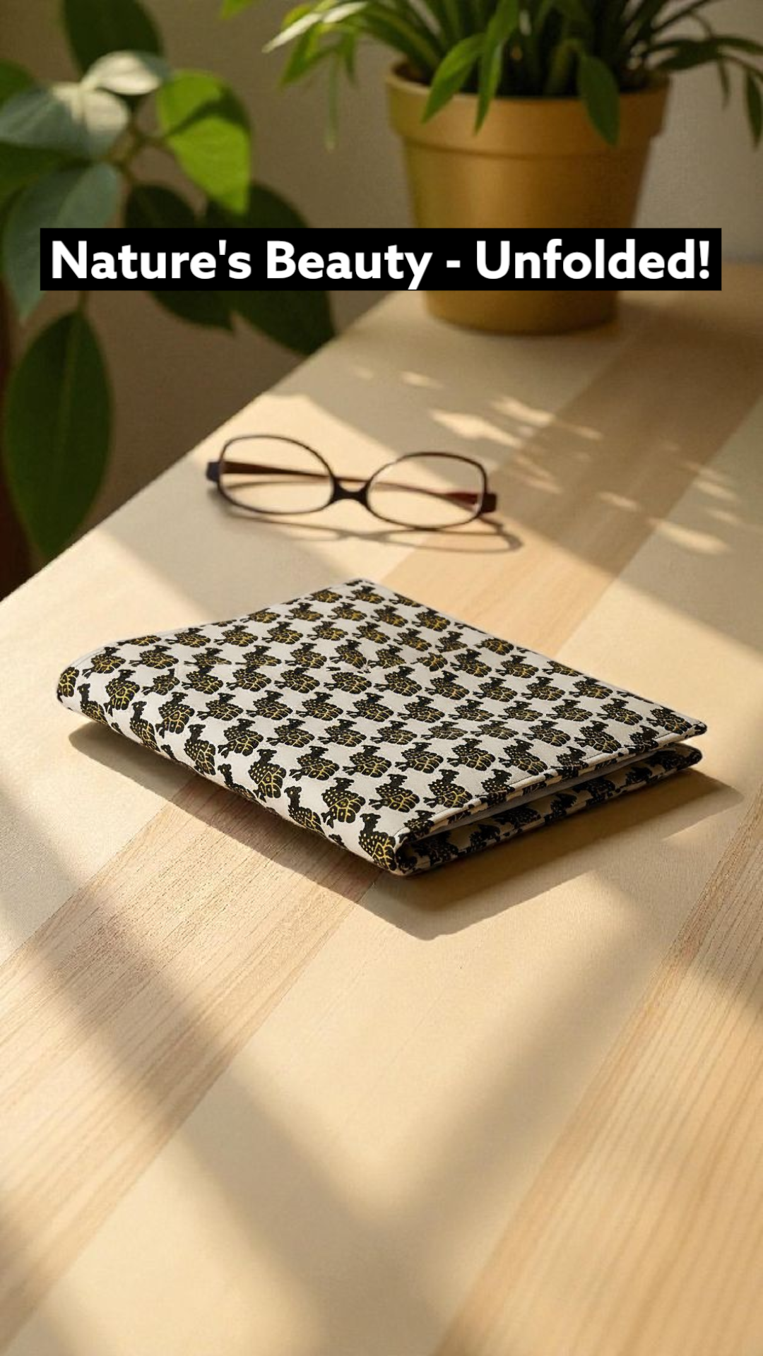 Protège-cahier en wax "Pintades d'Afrique "