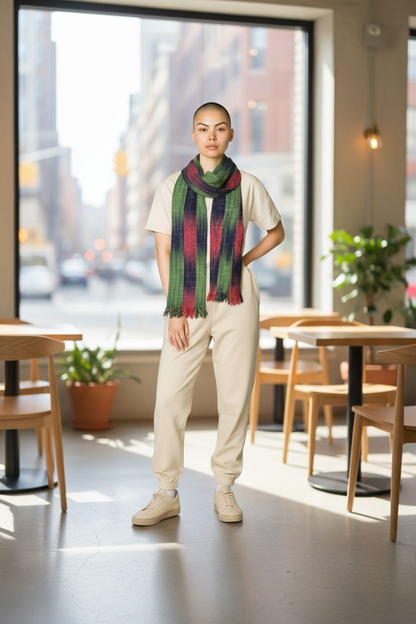 Ensemble chemin de table et serviettes en Faso Dan Fani