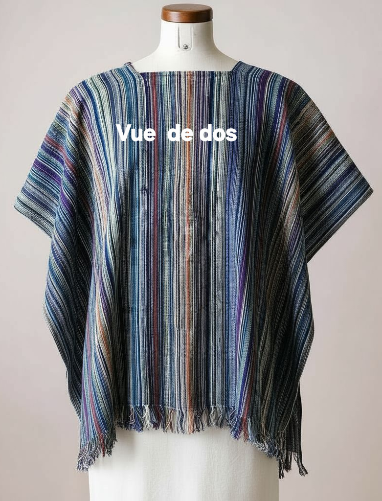 Poncho Faso Dan Fani Artisanal - Racines & Lumière | Sol'Anna