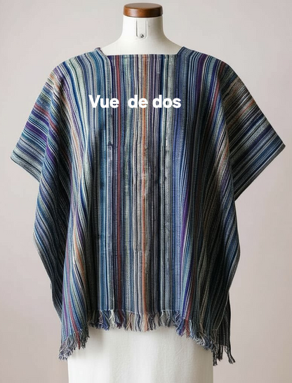 Poncho Faso Dan Fani Artisanal - Racines & Lumière | Sol'Anna