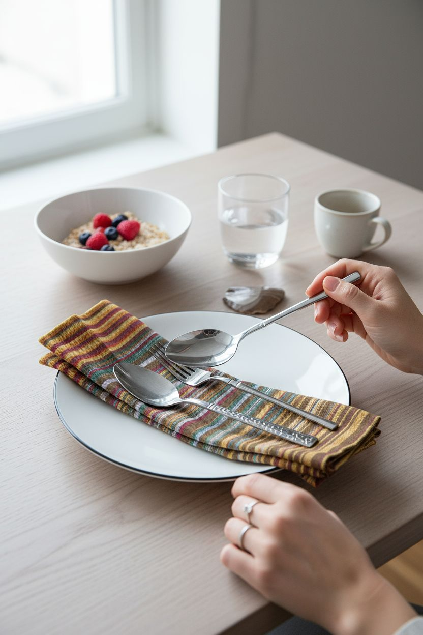 Parure de table en Faso Dan Fani