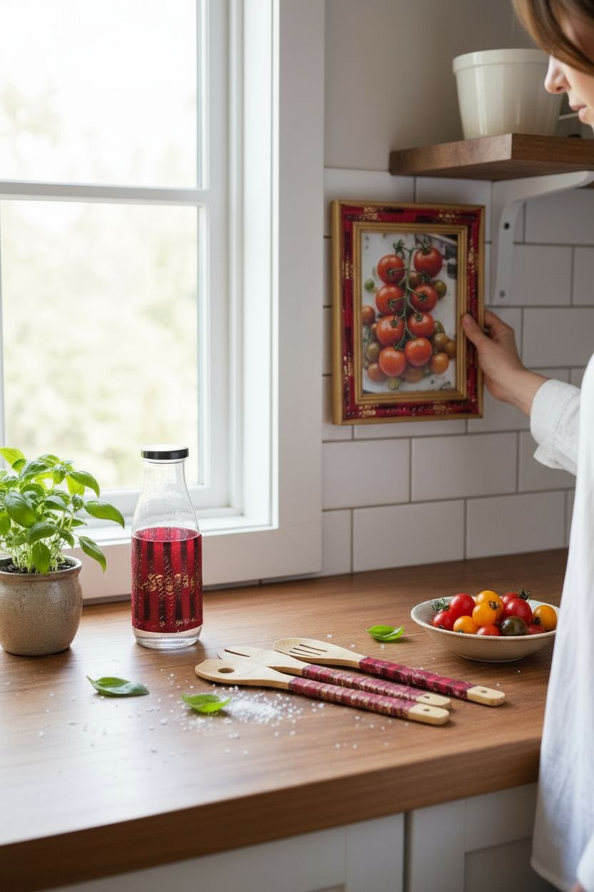 Kit déco et cuisine en pagne wax