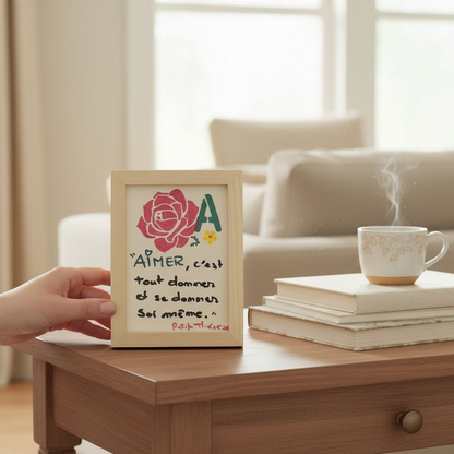 Lot 4 Tableaux "Paroles de sagesse "