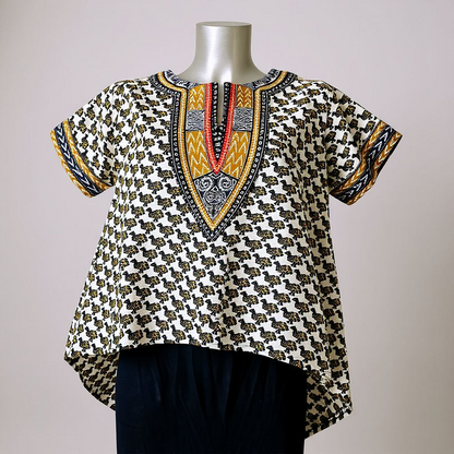 Tunique ample en wax