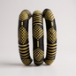 Les bracelets d'Awa : jaune et noir