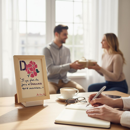 Lot 4 Tableaux "Paroles de sagesse "