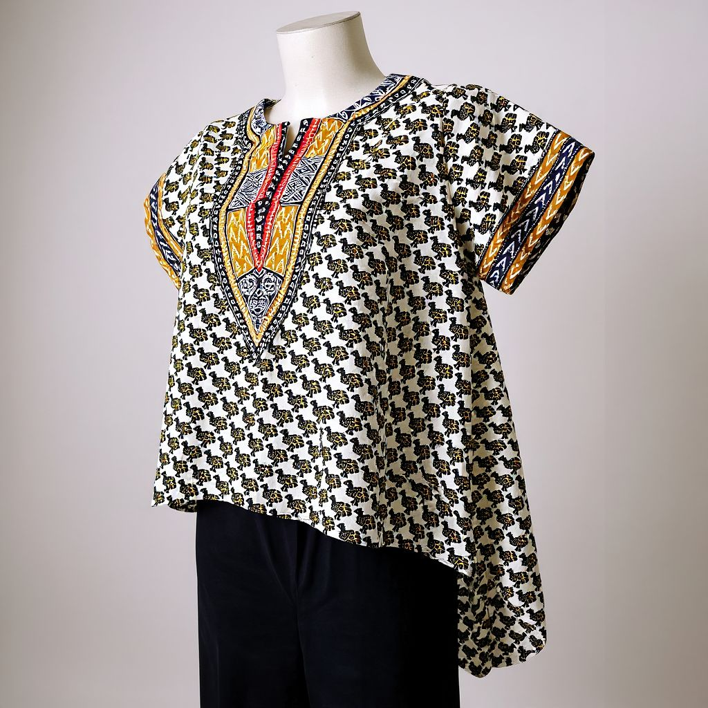 Tunique ample en wax