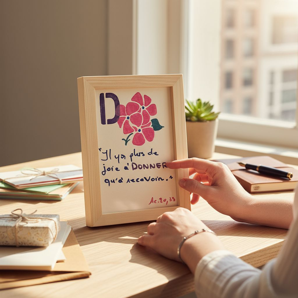 Lot 4 Tableaux "Paroles de sagesse "