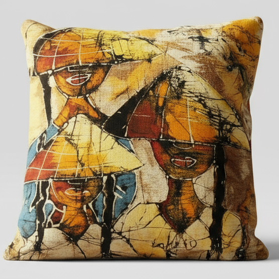 Batik Artisanal "Voyage au Vietnam" - Housse Coton Fait Main / Handmade African Batik Cover✨️