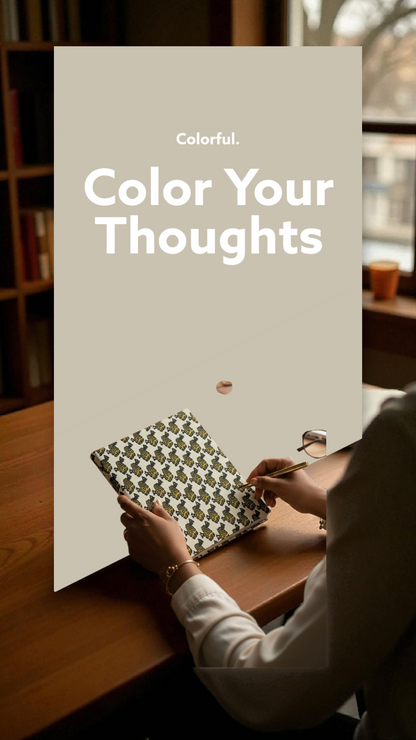 Protège-cahier en wax "Pintades d'Afrique "