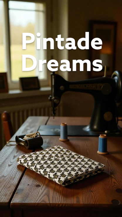 Protège-cahier en wax "Pintades d'Afrique "