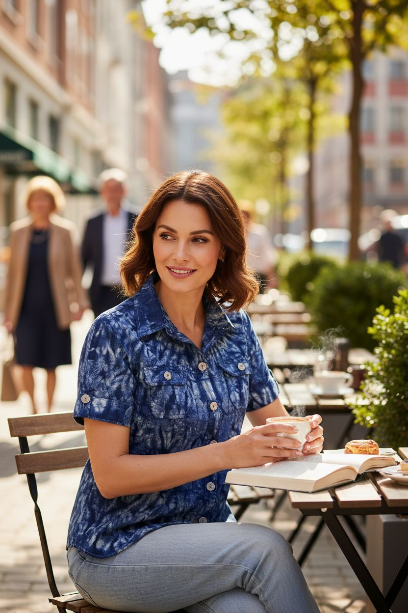 Saharienne bleue en Koko Donda