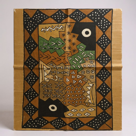 Étoffe en bogolan " Couleurs du Sahel "