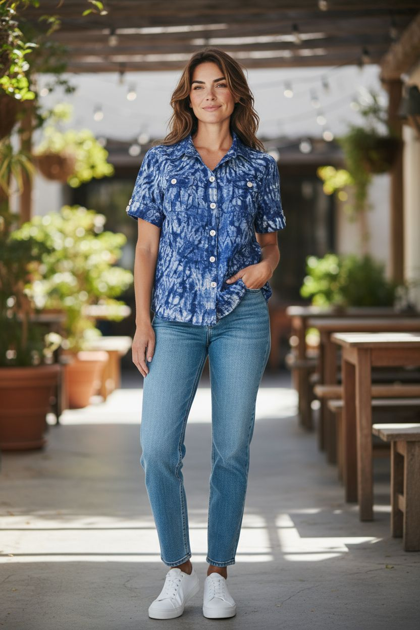 Saharienne bleue en Koko Donda