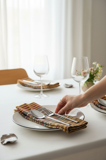 Parure de table en Faso Dan Fani