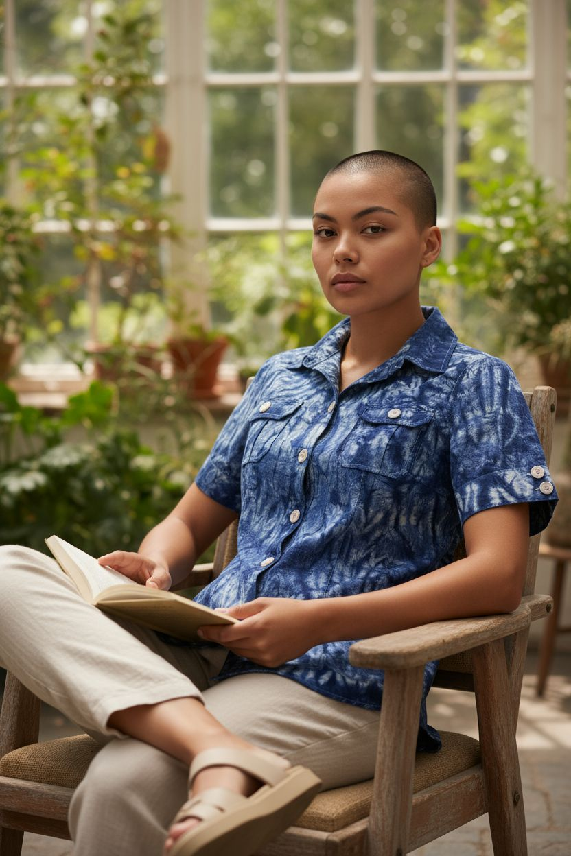 Saharienne bleue en Koko Donda