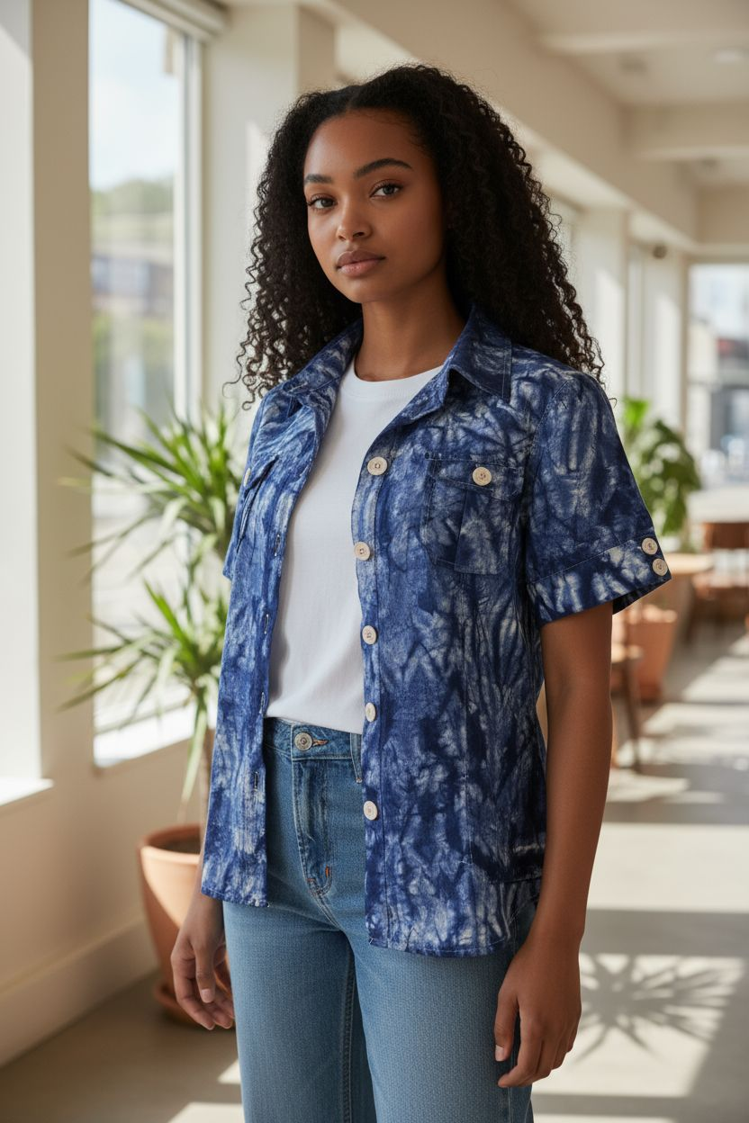 Saharienne bleue en Koko Donda