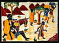 Tableau batik "Le bon Samaritain"