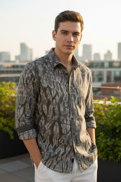 Chemise stylée teint en Koko Donda